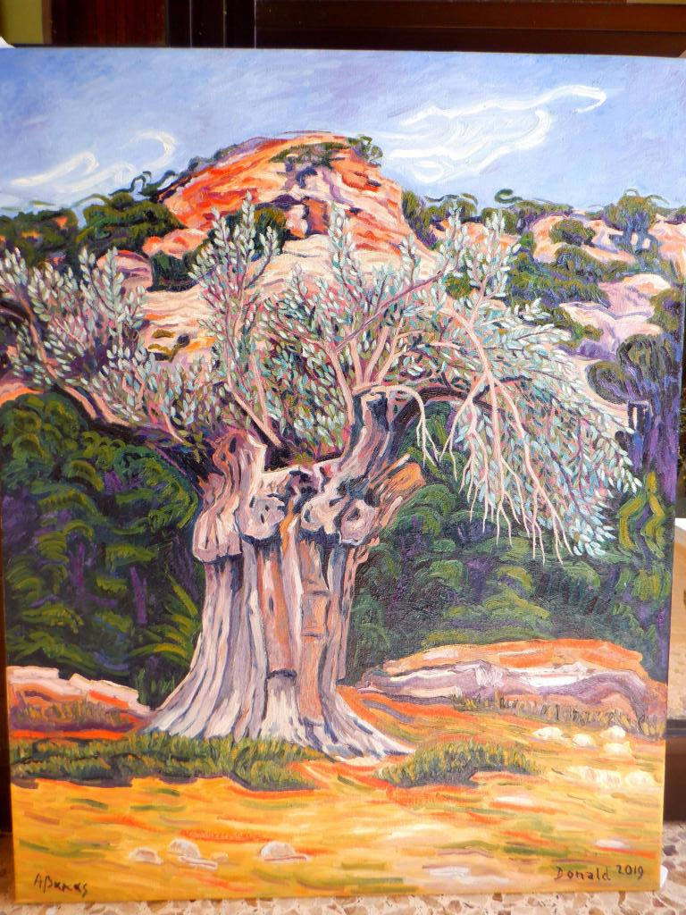 Peinture Avakas, Olive tree