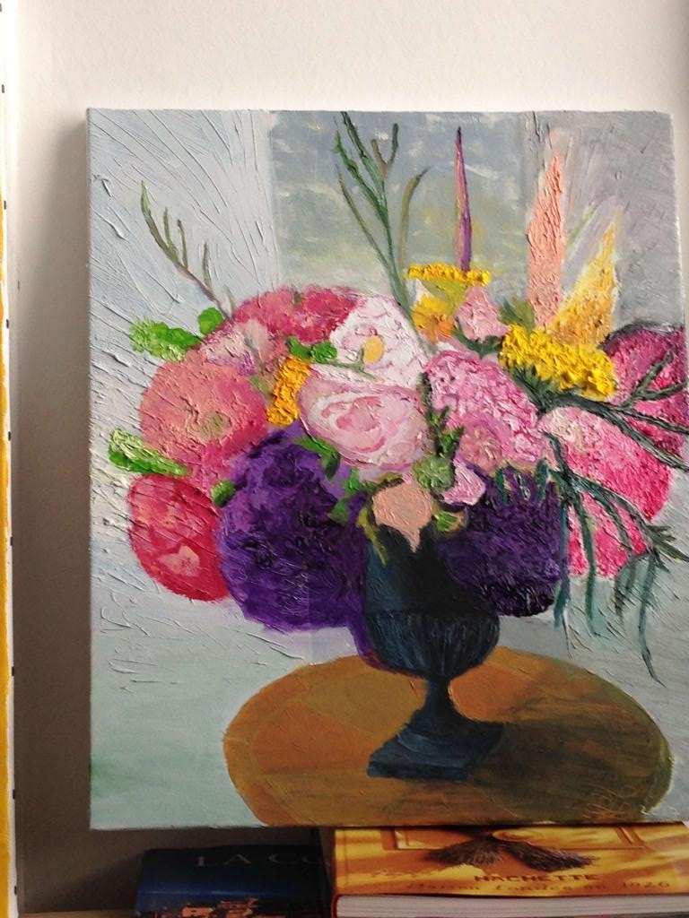 Peinture Bouquet de fleurs printanières