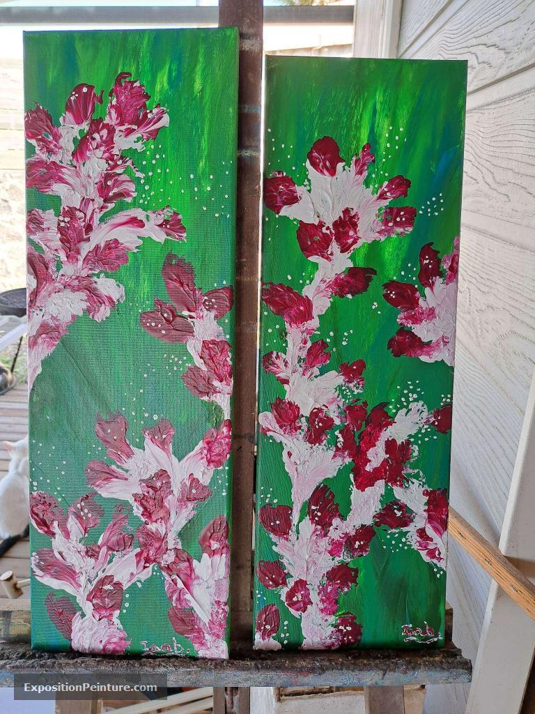 Peinture Eclosion florales