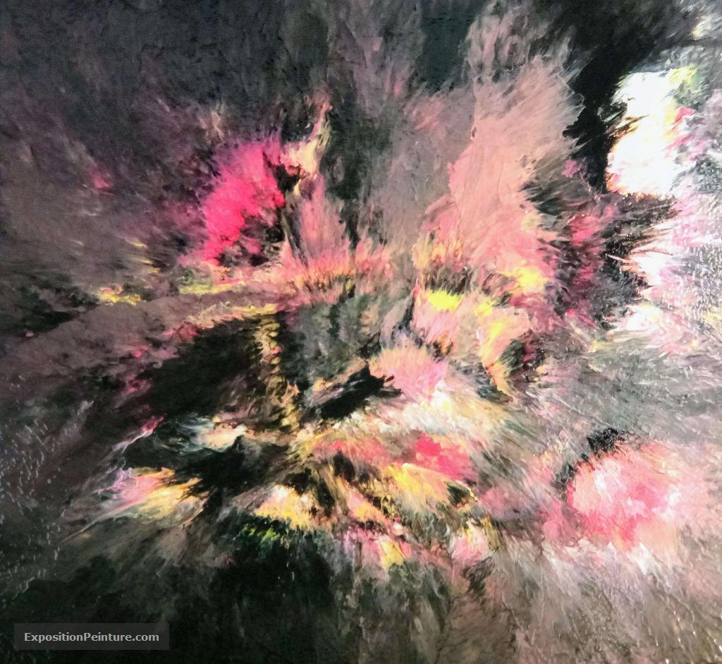 Peinture Eruption volcanique