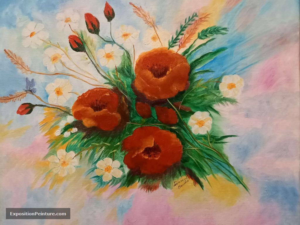 Peinture Fleurs des champs