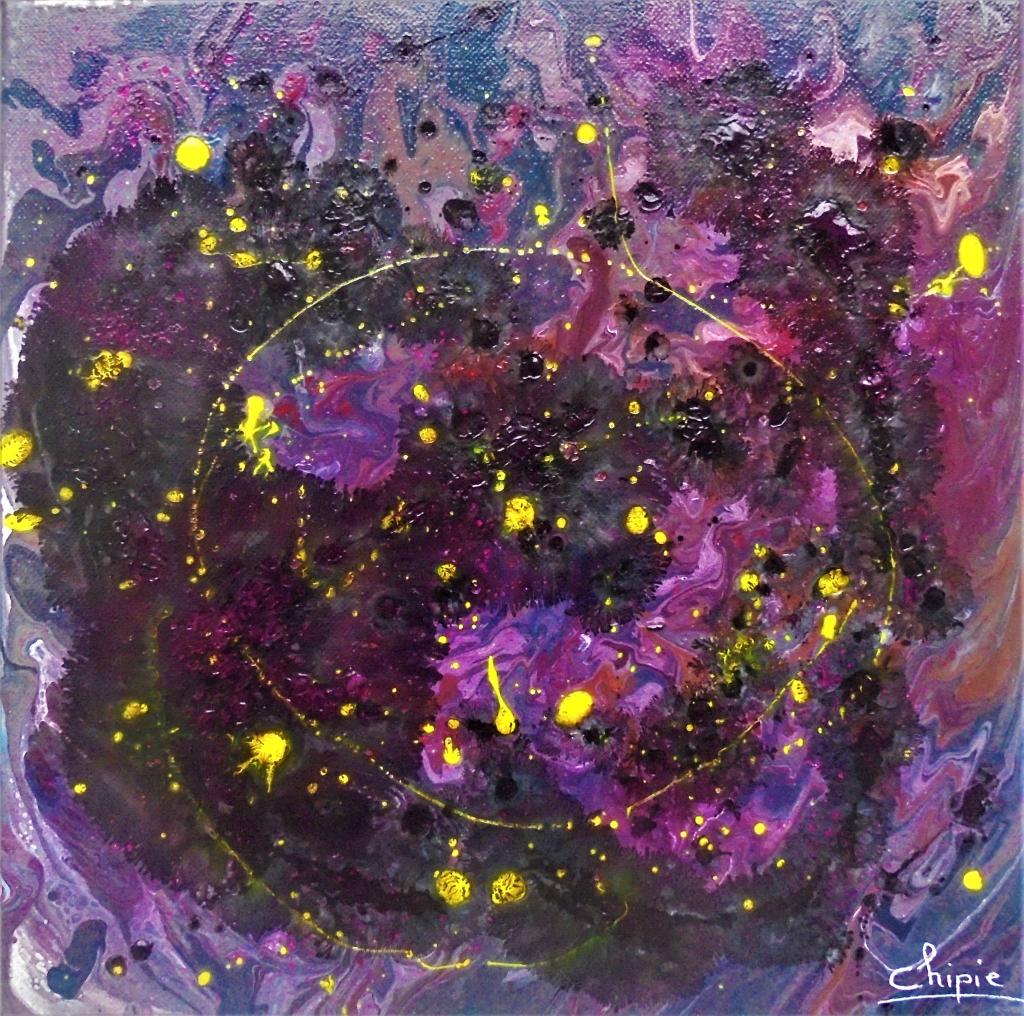 Peinture galaxie