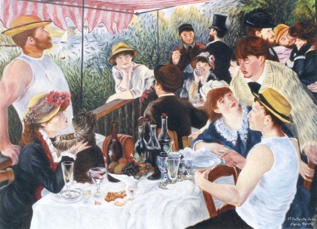 Carte virtuelle Le déjeuner de Renoir