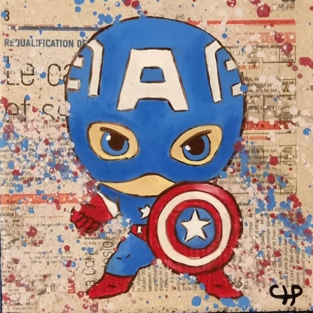 Carte virtuelle Captain America #1
