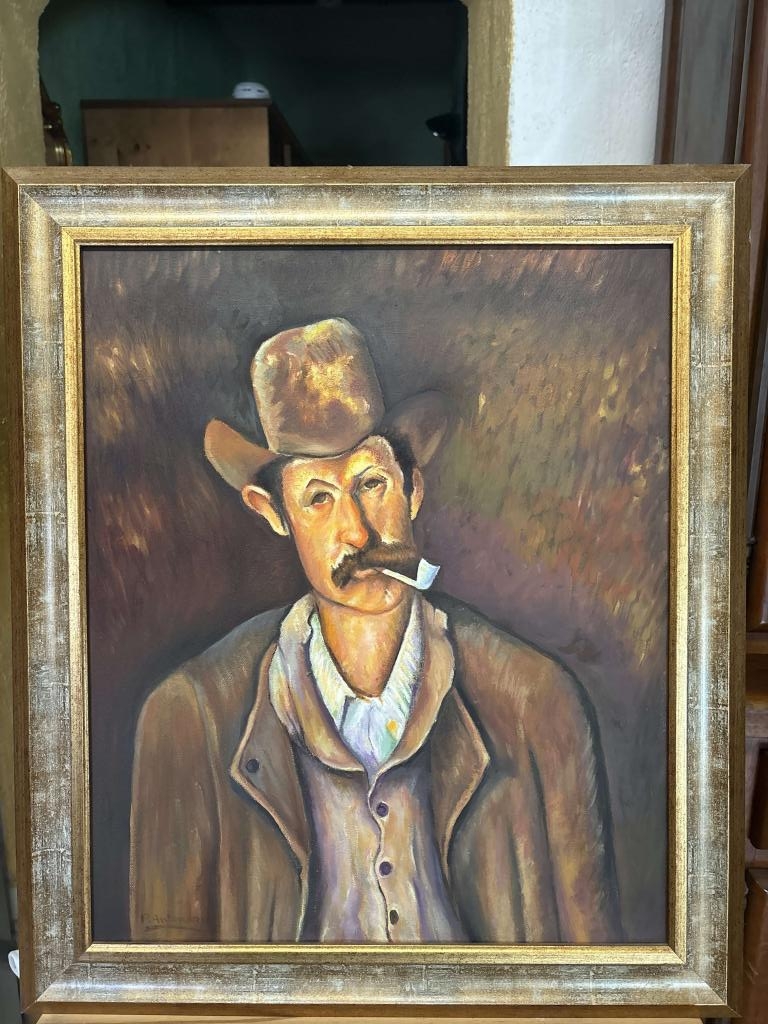 Carte virtuelle Cézanne : l’homme à la pipe