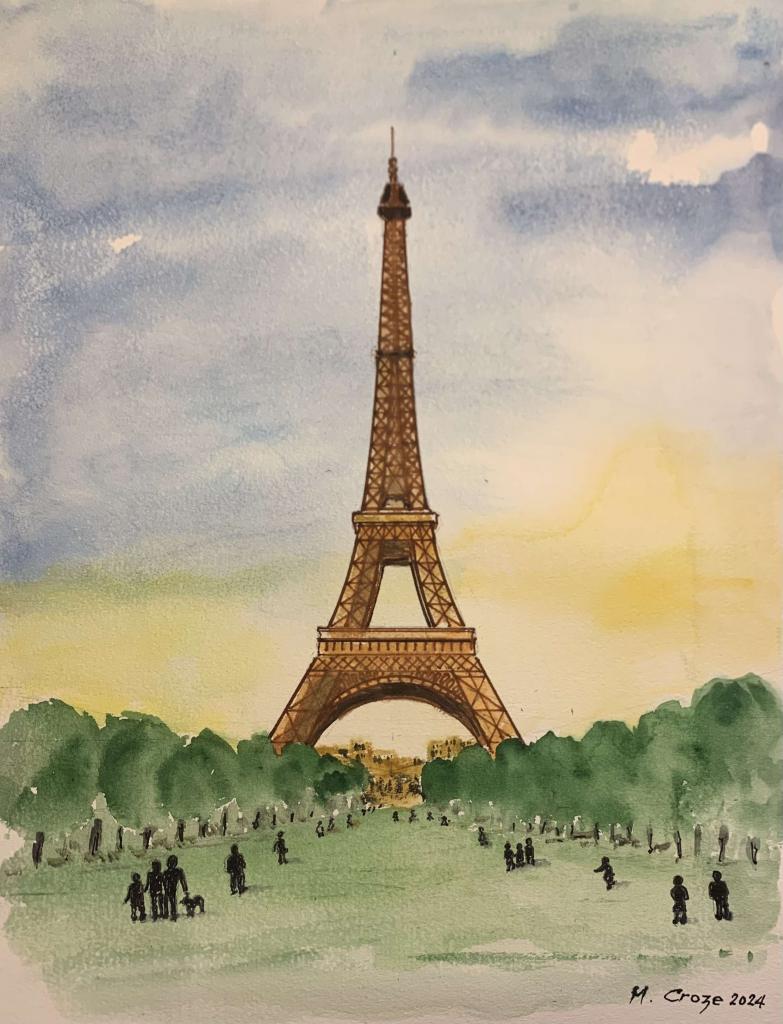 Carte virtuelle Tour Eiffel 1