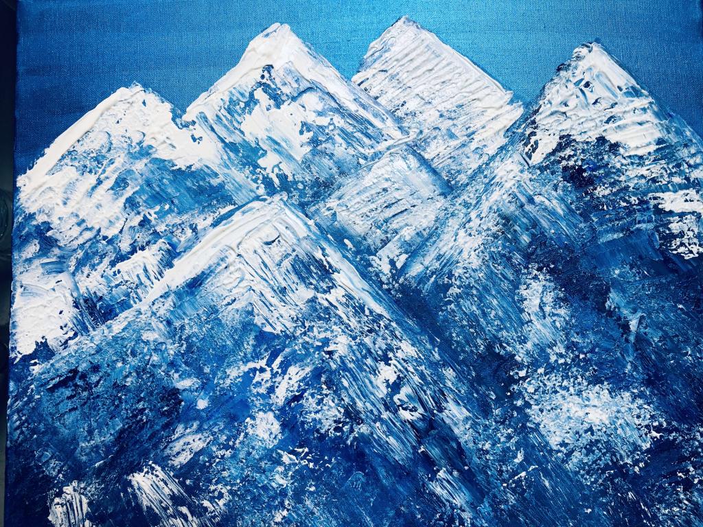 Peinture Inspiration Alpine
