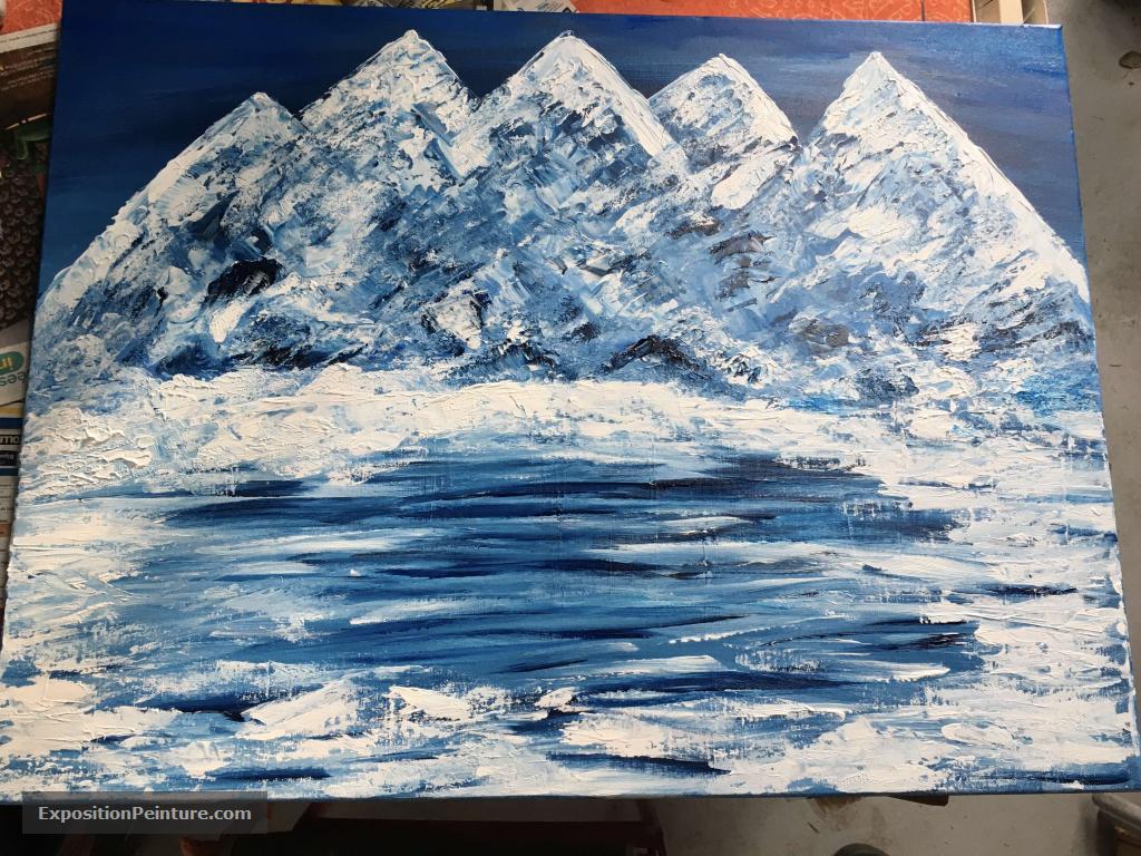 Peinture Inspiration hivernale