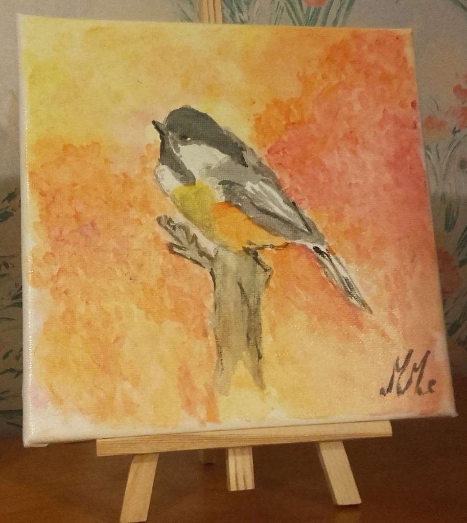 Peinture l'oiseau