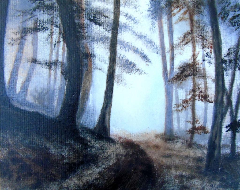 Peinture La forêt enchantée