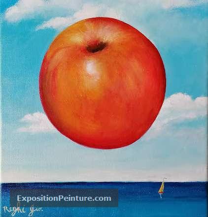 Peinture La pomme