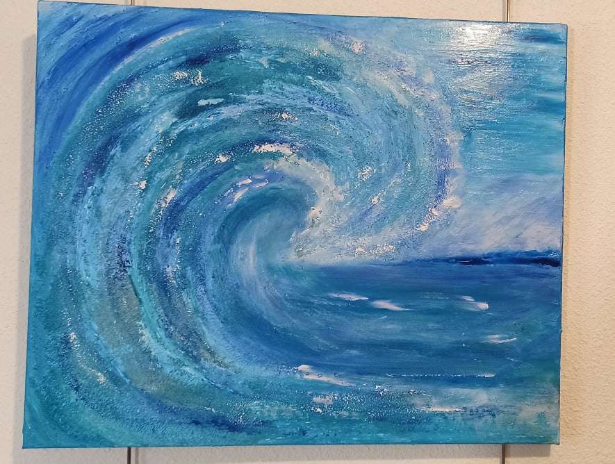 Peinture la vague
