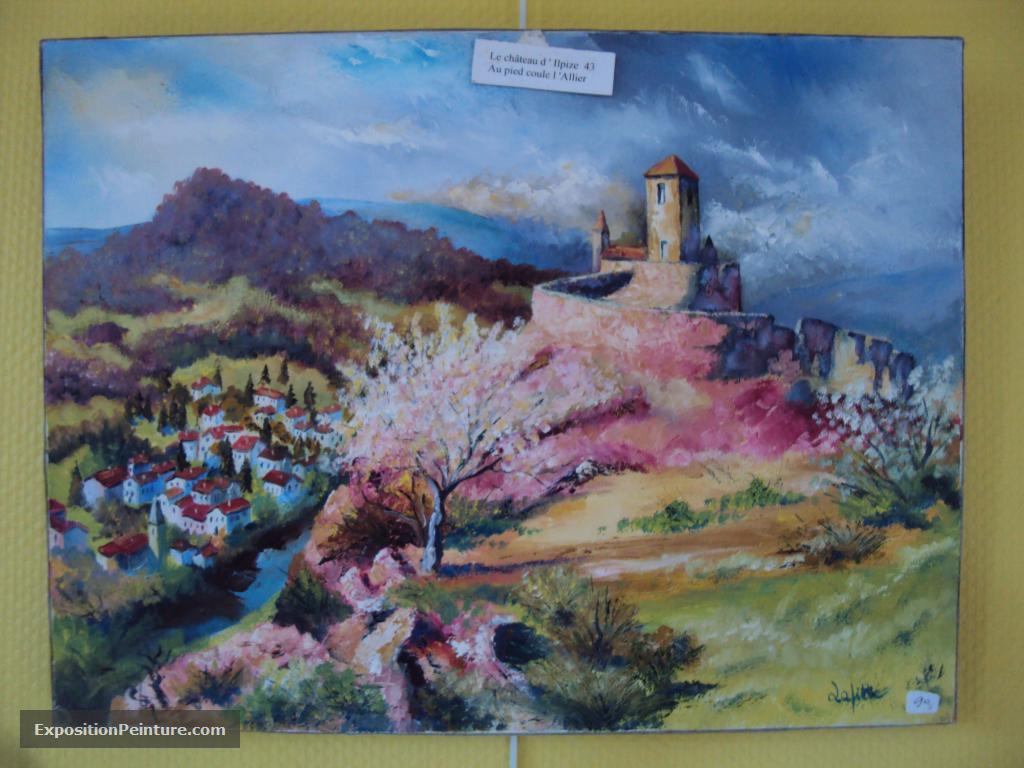 Peinture Le château de St Ilpize
