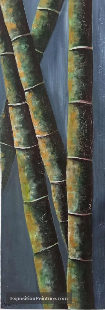 Peinture " Les bambous"