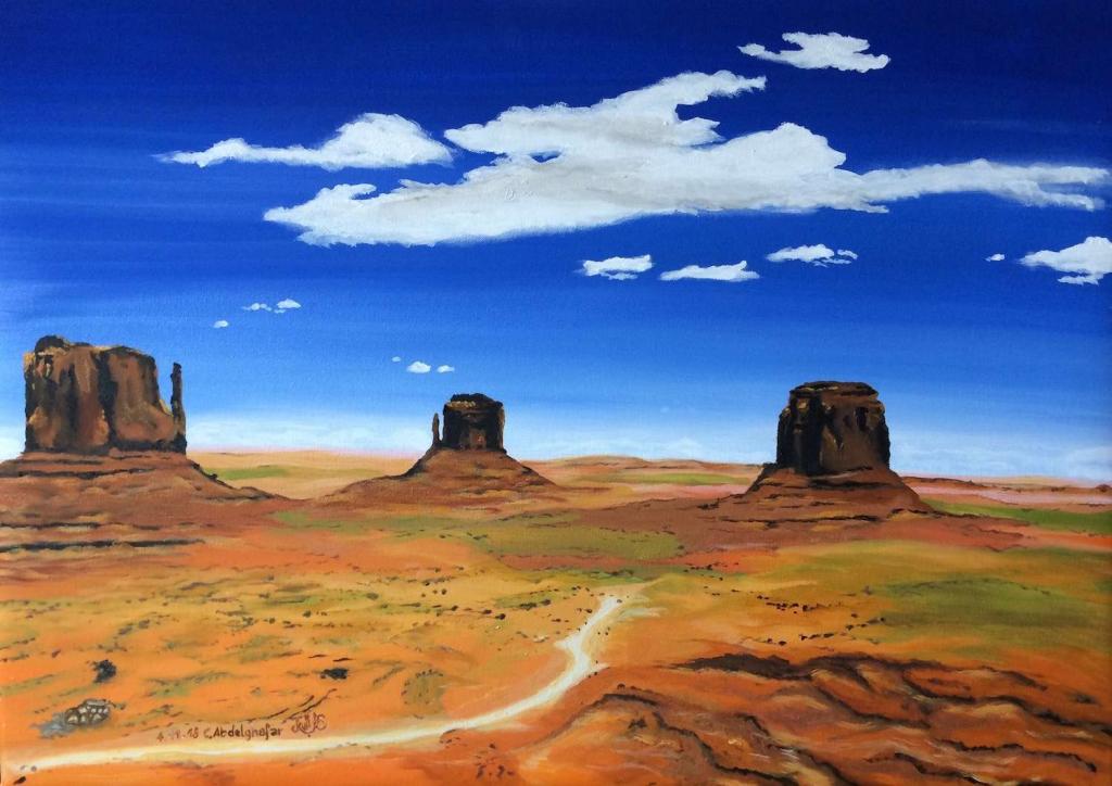 Peinture Monument Valley