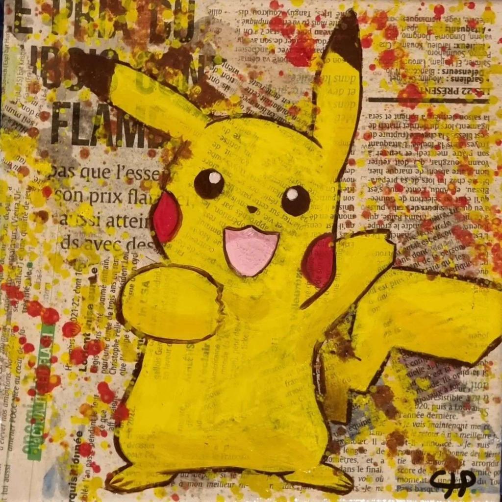 Peinture Pikachu #1