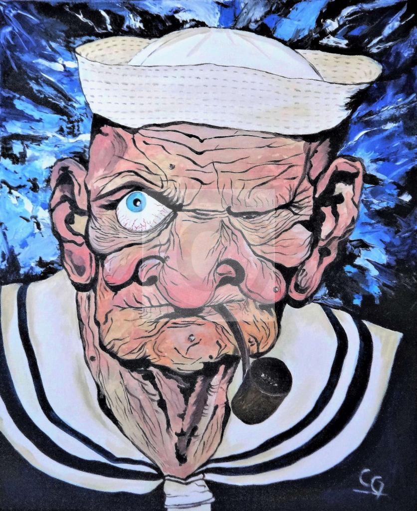 Peinture Popeye a vieilli...
