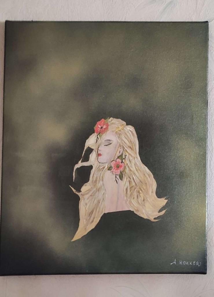 Peinture Rêverie Blonde