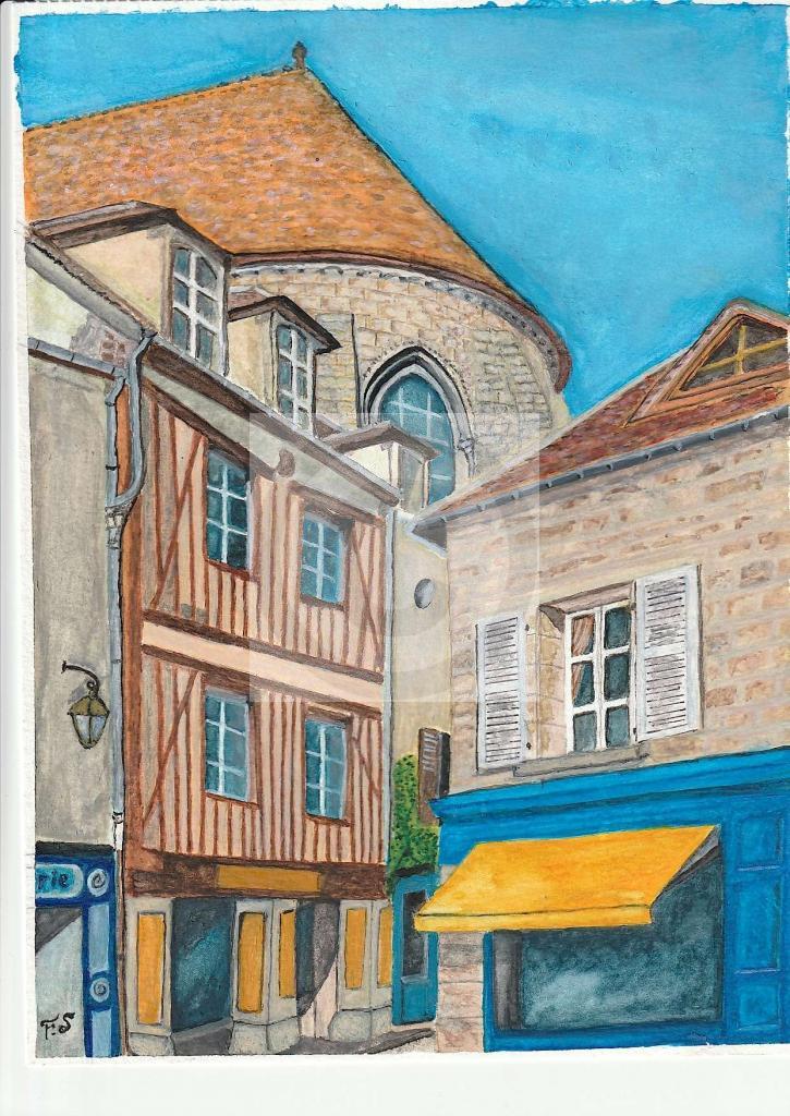 Peinture Rue de Senlis