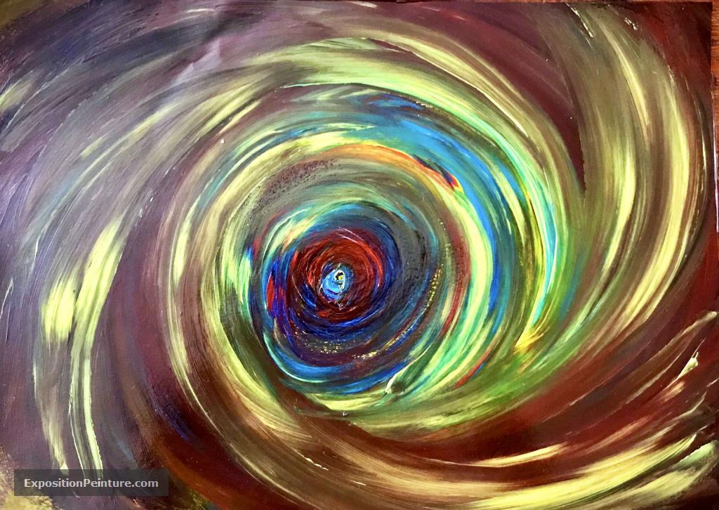 Peinture Spirale galactique