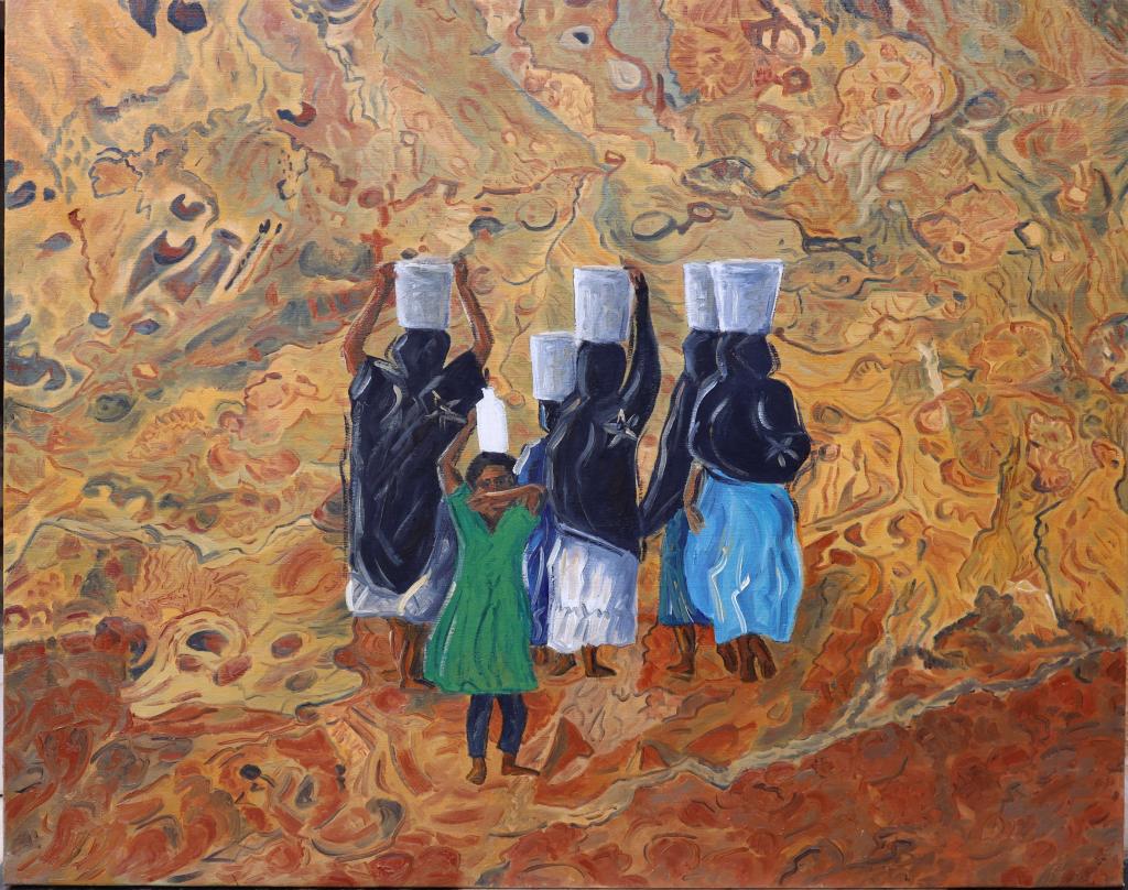 Peinture Targuia, a Djanet