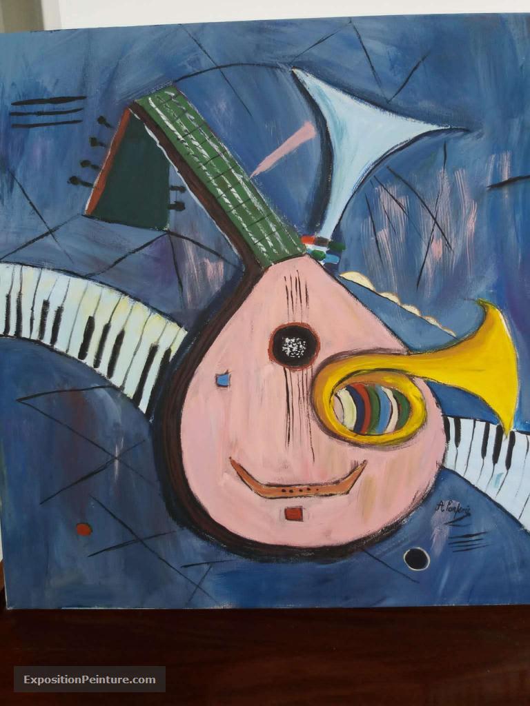 Peinture The Harmony of Sound All Instruments