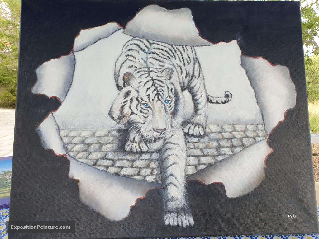 Peinture Tigre decouverte