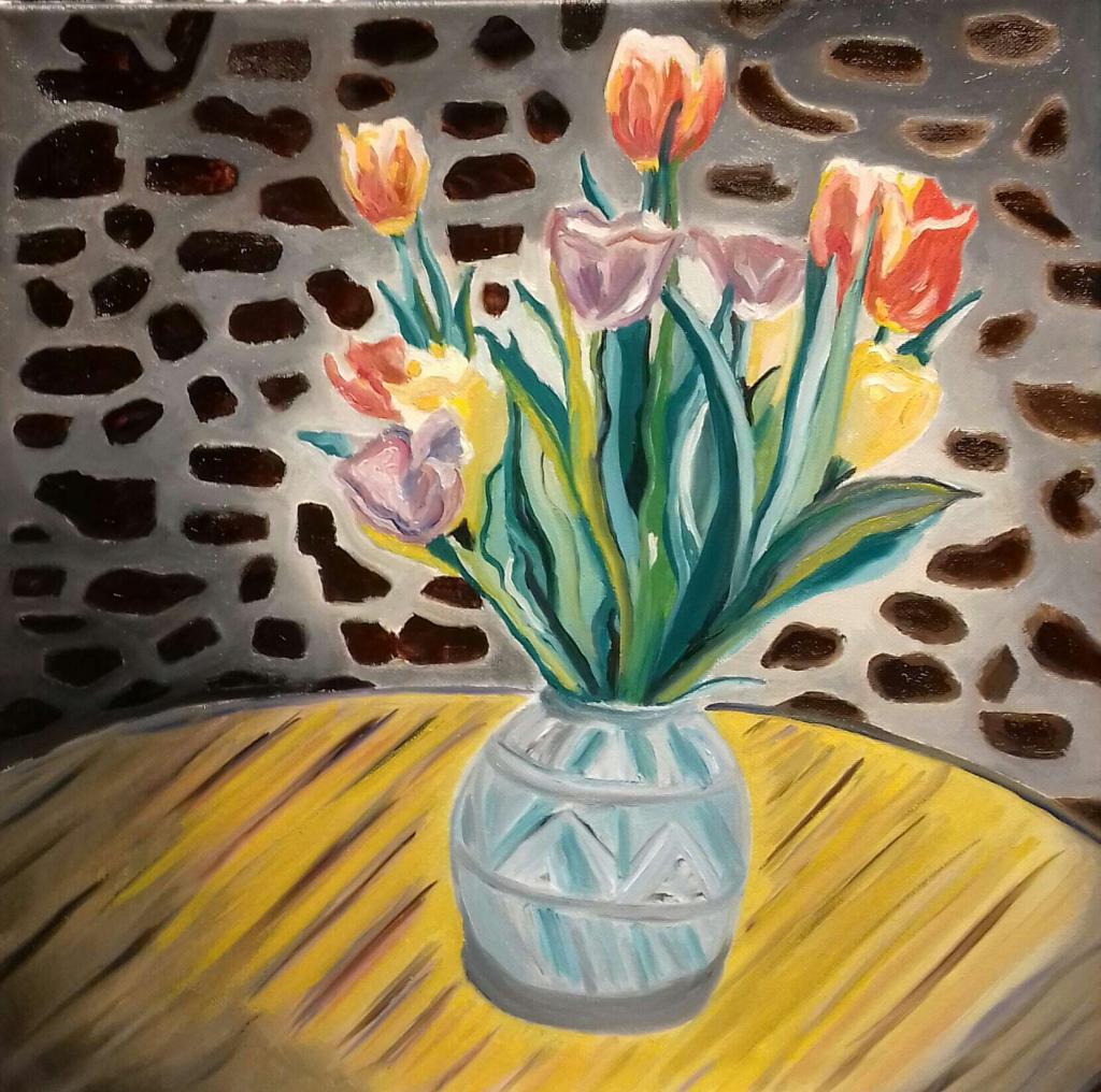 Peinture Tulipes