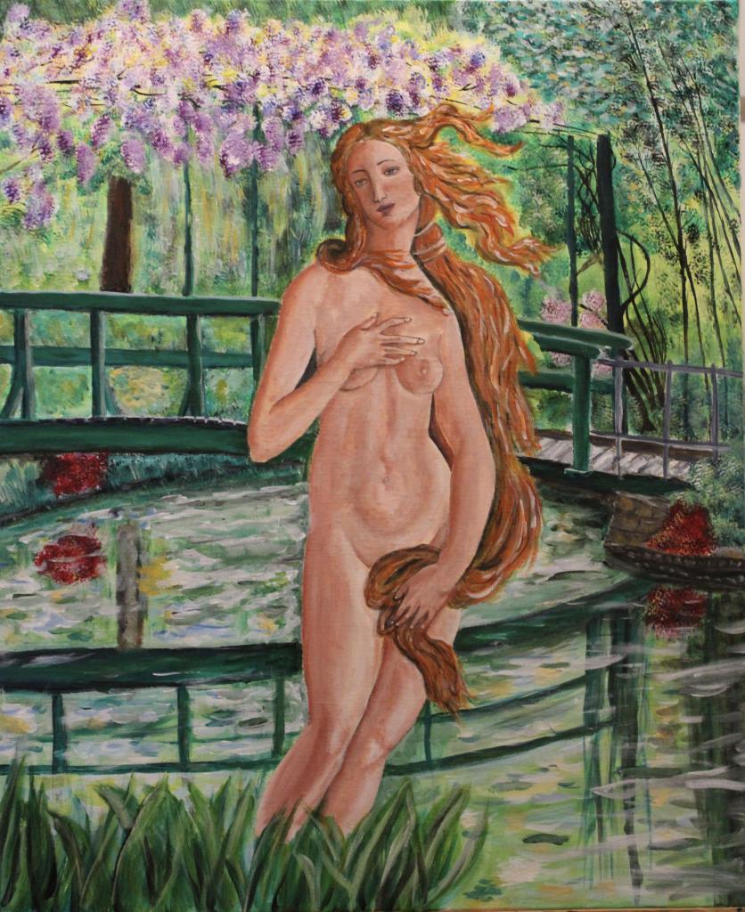 Peinture Vénus de Giverny